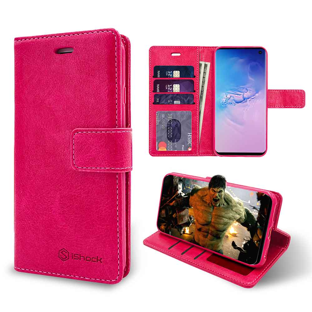Samsung S10 Wallet Pink