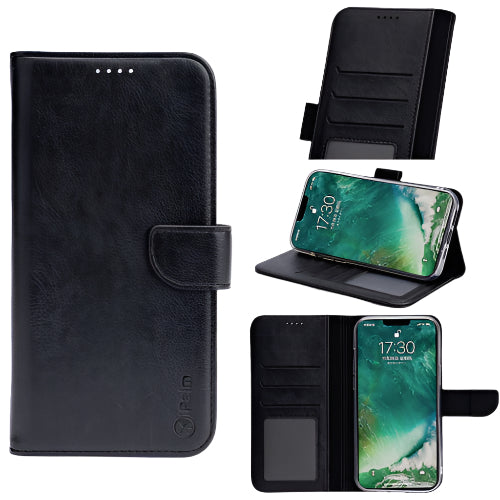 iPhone 12 Pro Max iPalm Soft Wallet Buckle Case Black