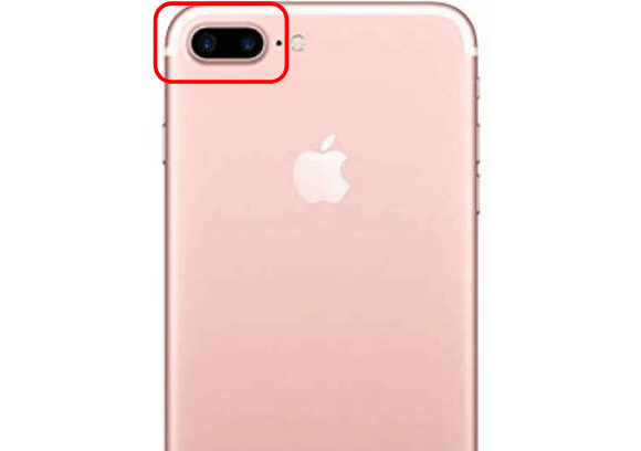 7 Plus mobile rear camera lens