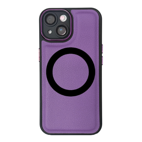 iPhone 15 MagSafe Bronze Skin Purple