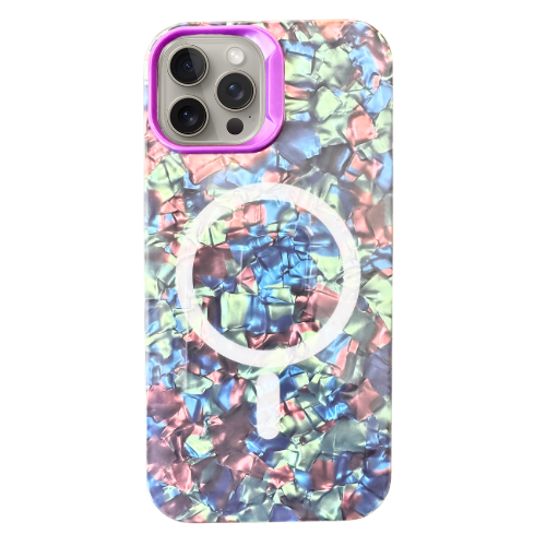 iPhone 15 Pro Max MagSafe Marble Purple