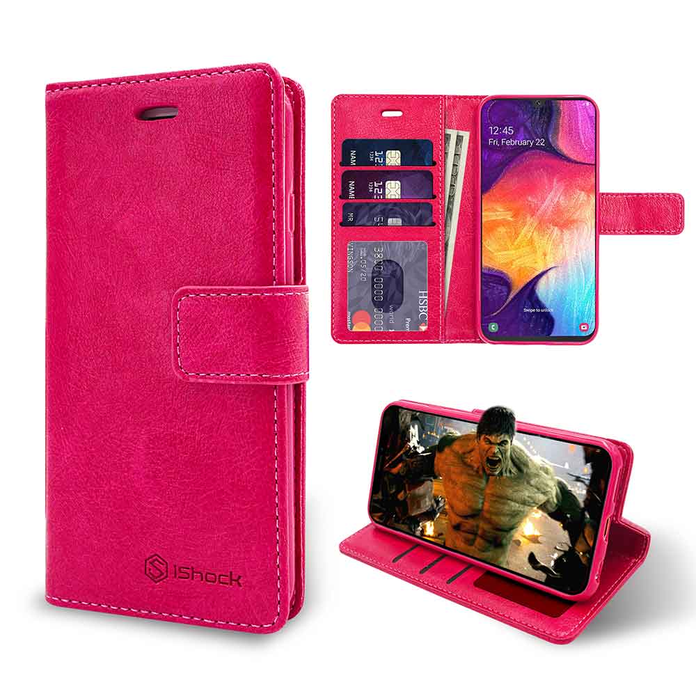 Samsung S22 Ultra Wallet Pink Case