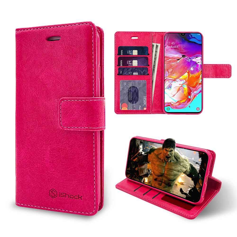 Samsung A70 Wallet Pink