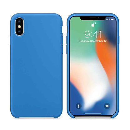 iPhone X/XS OA Silicon Blue