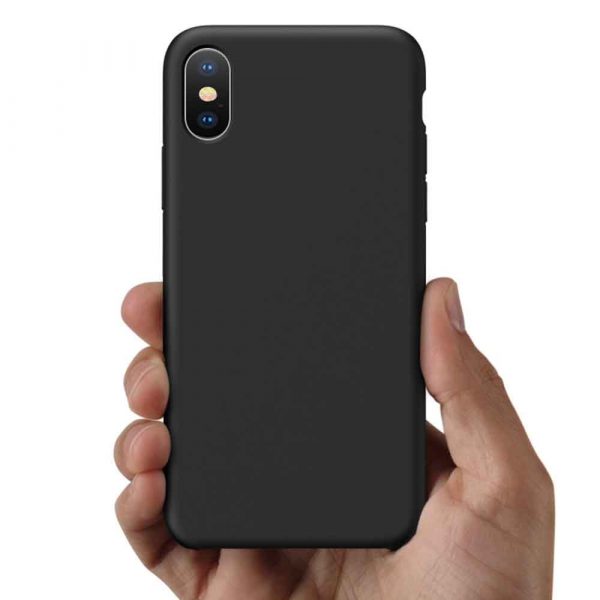 iPhone XS Max OA Silicon Black