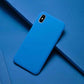 iPhone X/XS OA Silicon Blue