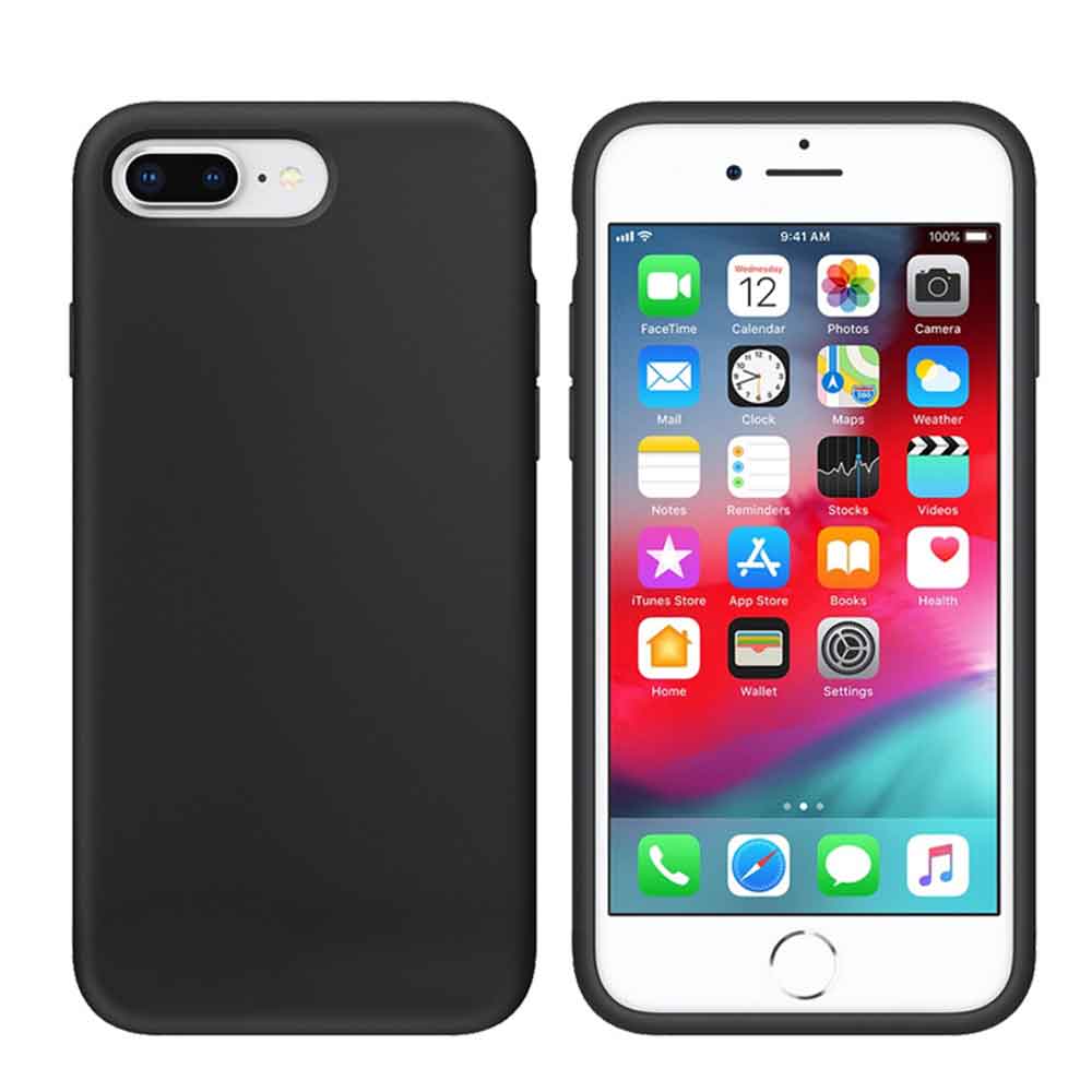 iPhone 7 Plus/8 Plus OA Silicon Black