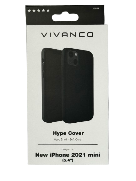 iPhone 13 Mini Vivanco Hype Cover Black