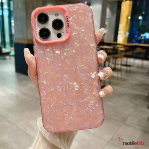 iPhone 15 Pro MagSafe Marble Pink