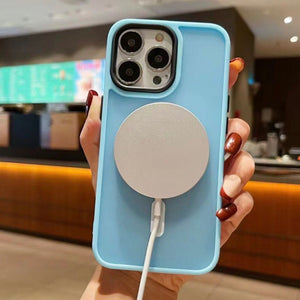 iPhone 13 MagSafe Matt Case Blue