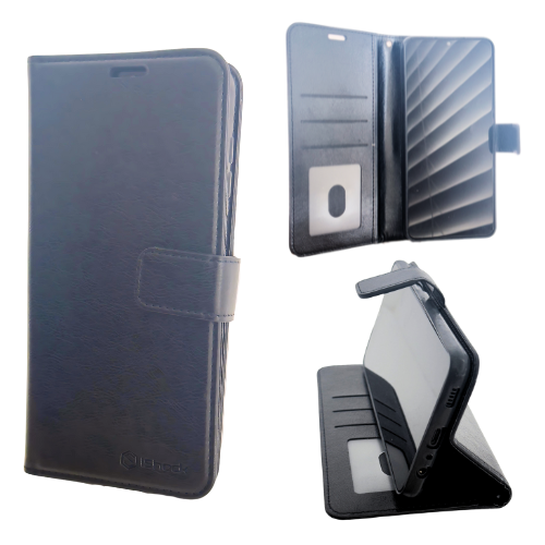 Samsung A12 Wallet Case Black