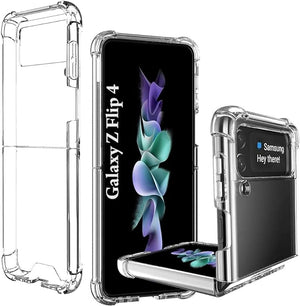 Samsung Z Flip 4 Clear Case Anti Burst