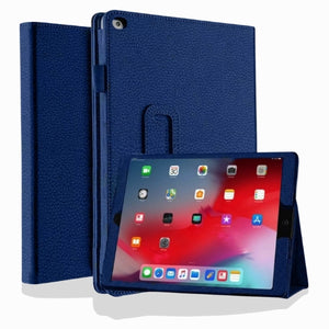 iPad 10.2 / 10.5 (2020) Leather Wallet Case Blue