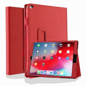 iPad 10.2 / 10.5 (2020) Leather Wallet Case Red