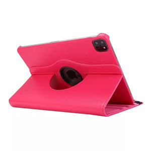 Rotation 360° Leather Stand Cover For Apple iPad Air 13 (2024) Pink