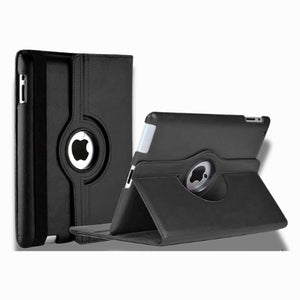 Rotation 360° Leather Stand Cover For Apple iPad Mini 4/5 Black