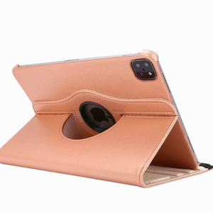 Rotation 360° Leather Stand Cover For Apple iPad Pro 12 (2020) Rose Gold