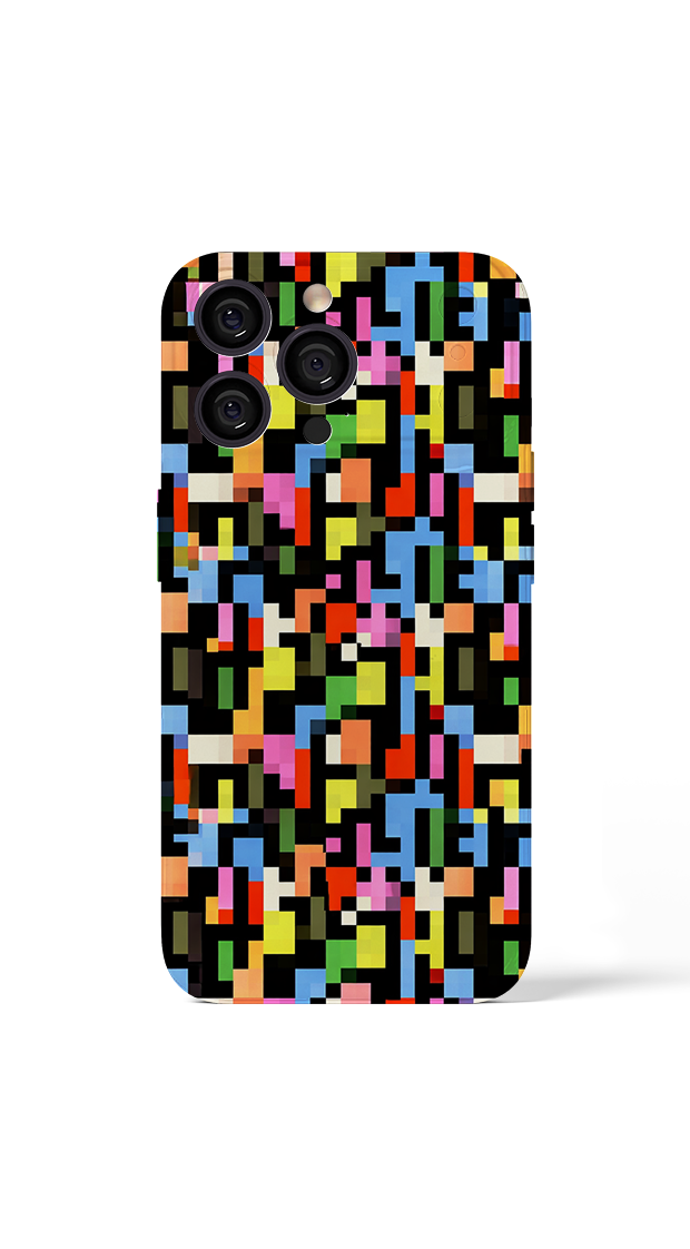 iPhone 17 Pro Max Colourful geometric mosaic pattern