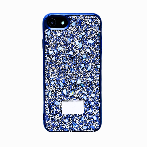 iPhone 7 Stone Bling Case Blue