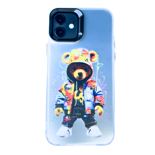 iPhone 12 Graffiti Hoodie Bear