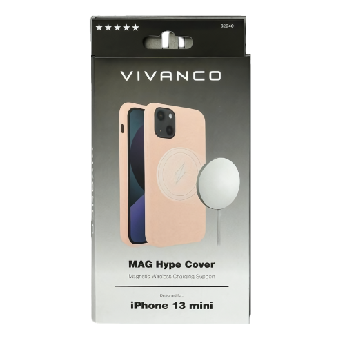 iPhone 13 Mini Vivanco Hype Cover Pink