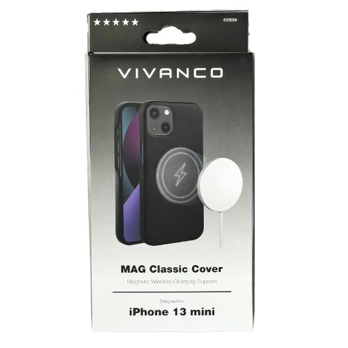 iPhone 13 Mini Vivanco MAG classic Black