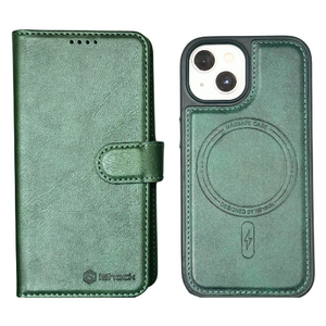 iPhone 12/12 Pro iShock 2 in 1 Luxury Wallet Green